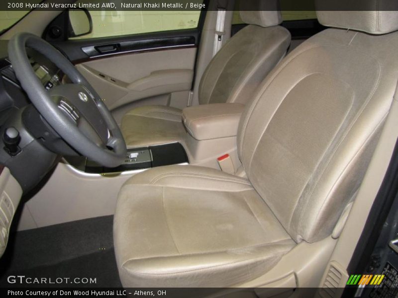 Natural Khaki Metallic / Beige 2008 Hyundai Veracruz Limited AWD