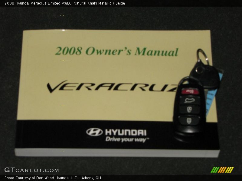 Natural Khaki Metallic / Beige 2008 Hyundai Veracruz Limited AWD