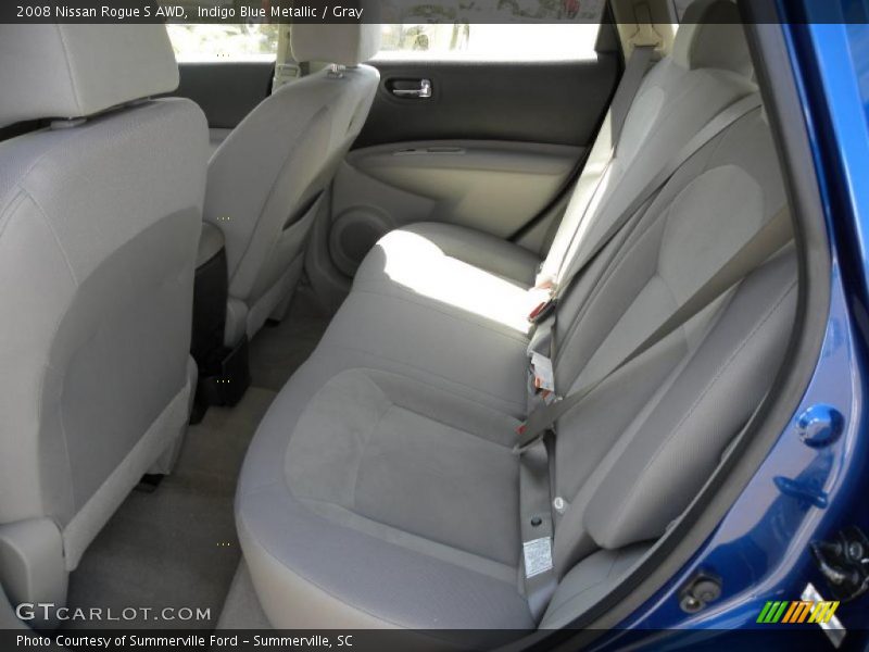 Indigo Blue Metallic / Gray 2008 Nissan Rogue S AWD