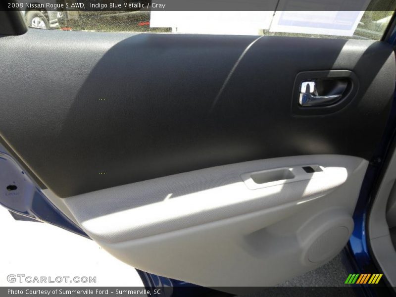 Indigo Blue Metallic / Gray 2008 Nissan Rogue S AWD