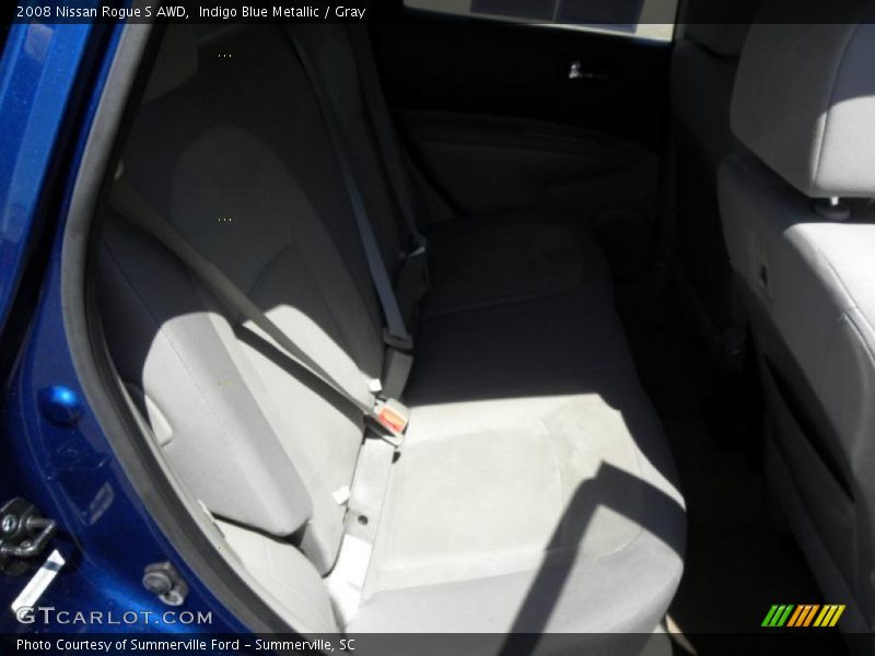 Indigo Blue Metallic / Gray 2008 Nissan Rogue S AWD