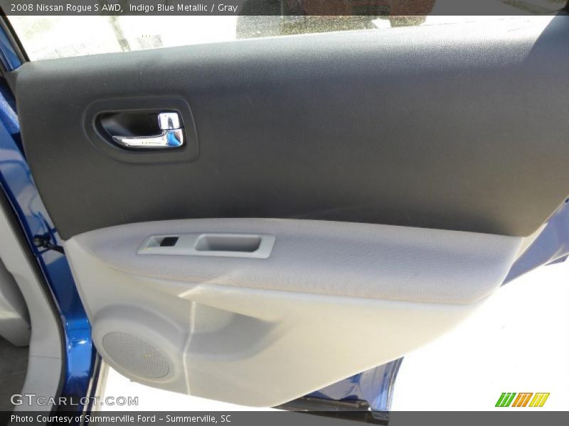 Indigo Blue Metallic / Gray 2008 Nissan Rogue S AWD