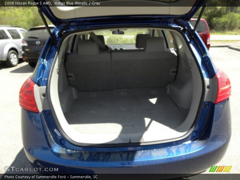 Indigo Blue Metallic / Gray 2008 Nissan Rogue S AWD
