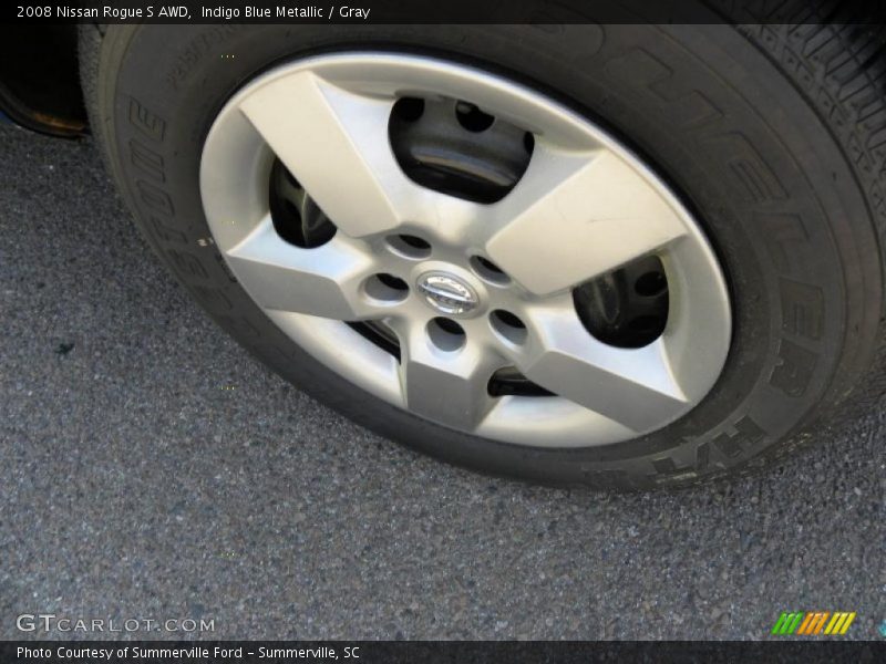 Indigo Blue Metallic / Gray 2008 Nissan Rogue S AWD