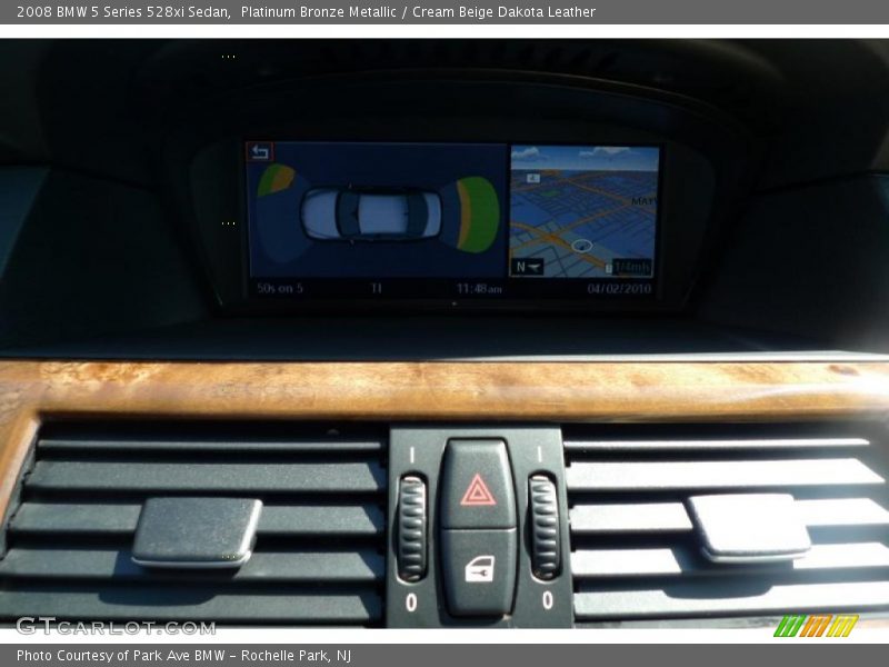 Platinum Bronze Metallic / Cream Beige Dakota Leather 2008 BMW 5 Series 528xi Sedan