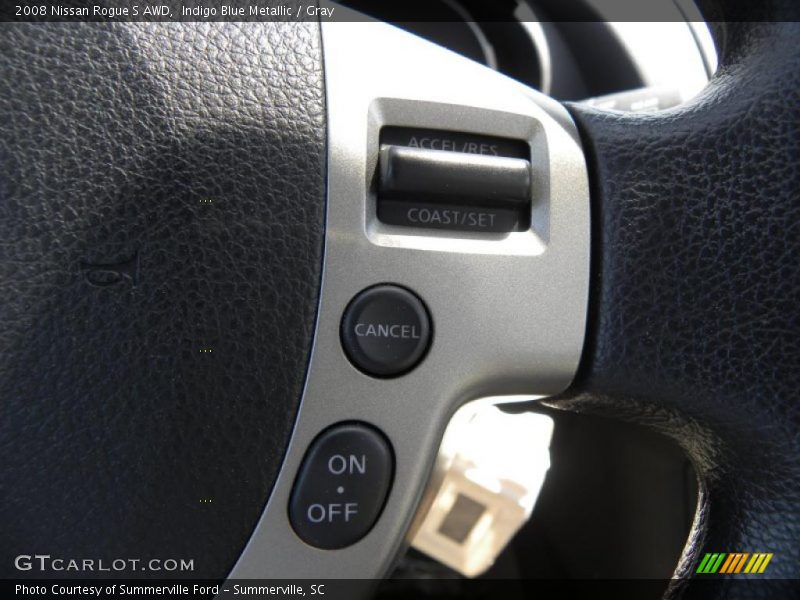 Indigo Blue Metallic / Gray 2008 Nissan Rogue S AWD