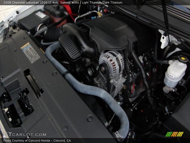 Summit White / Light Titanium/Dark Titanium 2008 Chevrolet Suburban 1500 LS 4x4
