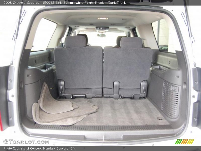 Summit White / Light Titanium/Dark Titanium 2008 Chevrolet Suburban 1500 LS 4x4