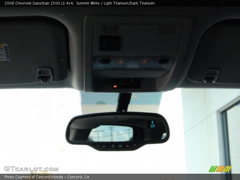 Summit White / Light Titanium/Dark Titanium 2008 Chevrolet Suburban 1500 LS 4x4