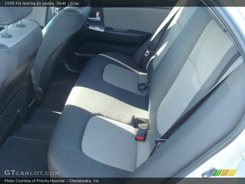 Silver / Gray 2008 Kia Spectra EX Sedan