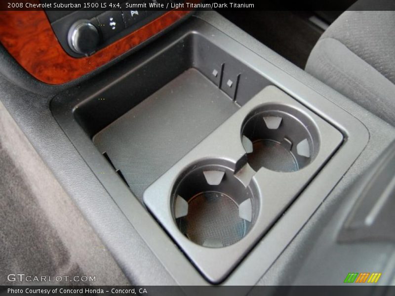 Summit White / Light Titanium/Dark Titanium 2008 Chevrolet Suburban 1500 LS 4x4