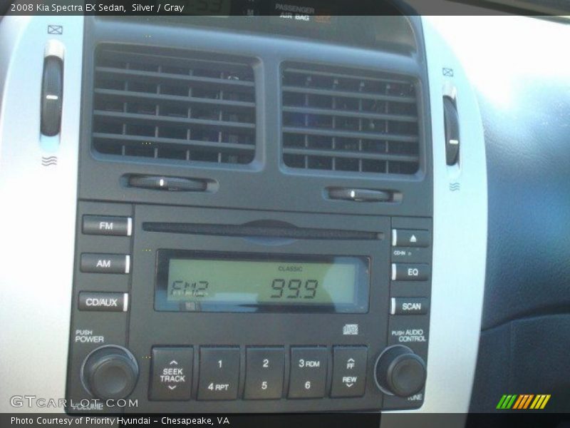 Silver / Gray 2008 Kia Spectra EX Sedan