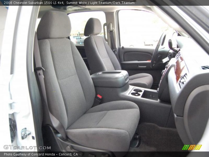 Summit White / Light Titanium/Dark Titanium 2008 Chevrolet Suburban 1500 LS 4x4