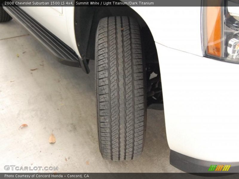 Summit White / Light Titanium/Dark Titanium 2008 Chevrolet Suburban 1500 LS 4x4