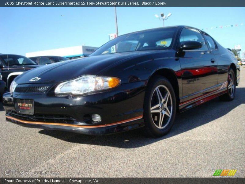 Black / Ebony 2005 Chevrolet Monte Carlo Supercharged SS Tony Stewart Signature Series