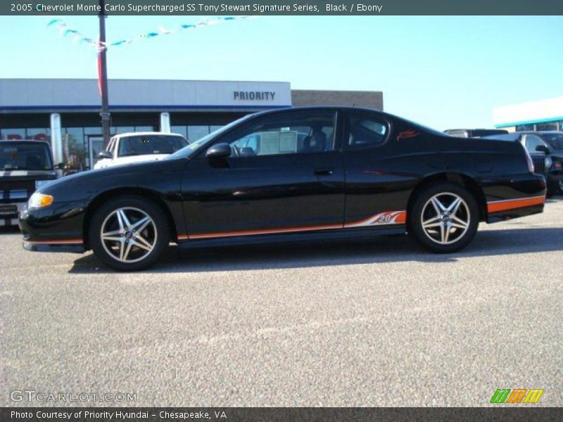 Black / Ebony 2005 Chevrolet Monte Carlo Supercharged SS Tony Stewart Signature Series