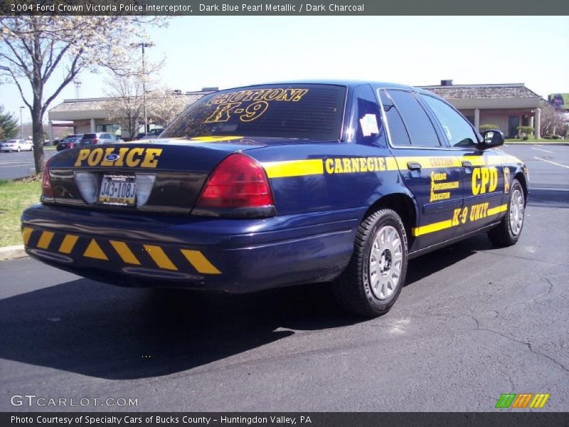 Dark Blue Pearl Metallic / Dark Charcoal 2004 Ford Crown Victoria Police Interceptor