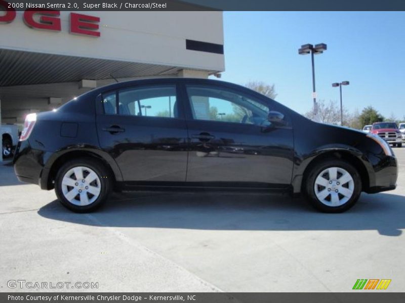 Super Black / Charcoal/Steel 2008 Nissan Sentra 2.0