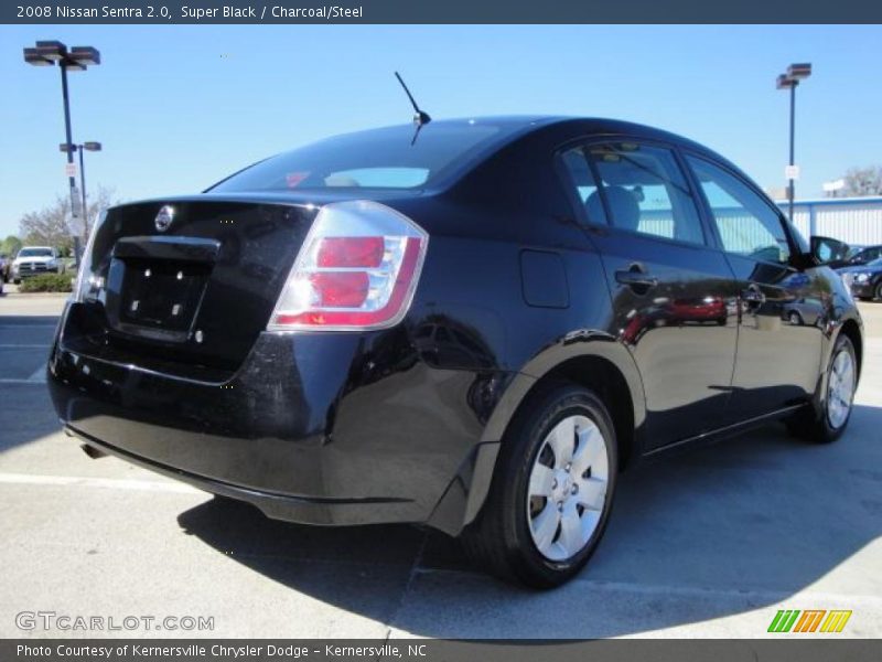 Super Black / Charcoal/Steel 2008 Nissan Sentra 2.0