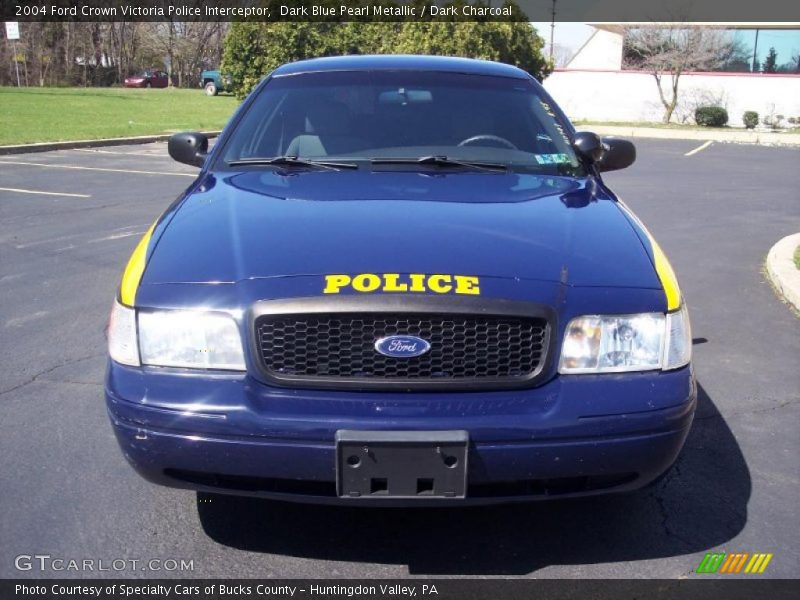 Dark Blue Pearl Metallic / Dark Charcoal 2004 Ford Crown Victoria Police Interceptor