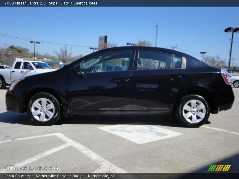 Super Black / Charcoal/Steel 2008 Nissan Sentra 2.0