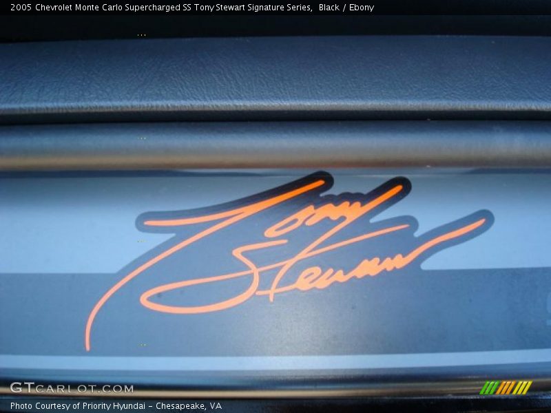 Black / Ebony 2005 Chevrolet Monte Carlo Supercharged SS Tony Stewart Signature Series