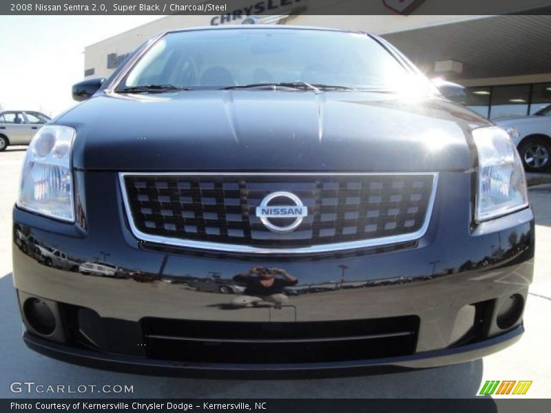 Super Black / Charcoal/Steel 2008 Nissan Sentra 2.0