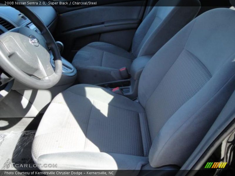 Super Black / Charcoal/Steel 2008 Nissan Sentra 2.0
