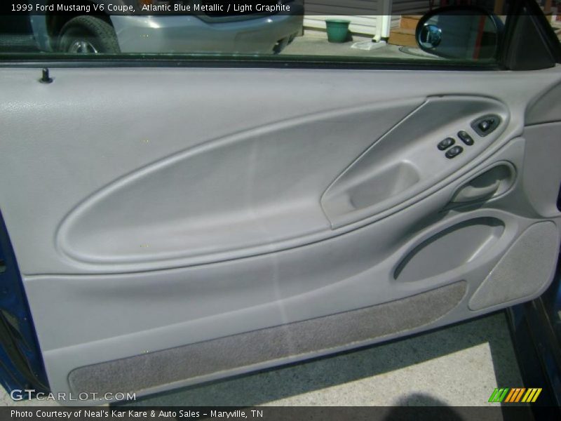 Atlantic Blue Metallic / Light Graphite 1999 Ford Mustang V6 Coupe