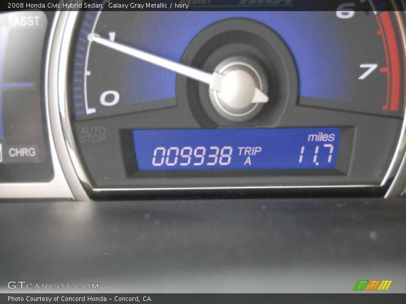 Galaxy Gray Metallic / Ivory 2008 Honda Civic Hybrid Sedan