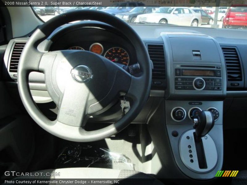 Super Black / Charcoal/Steel 2008 Nissan Sentra 2.0