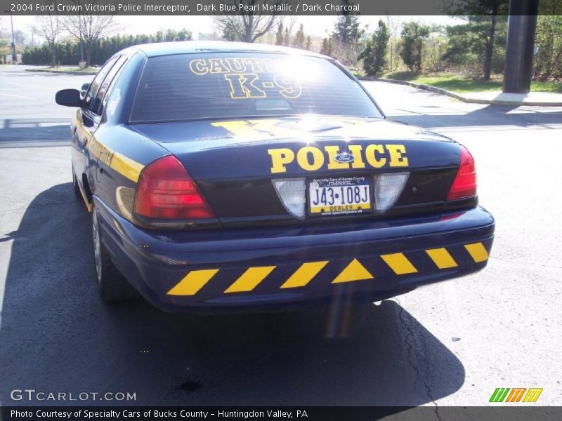 Dark Blue Pearl Metallic / Dark Charcoal 2004 Ford Crown Victoria Police Interceptor