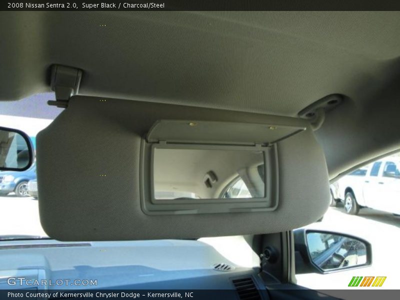 Super Black / Charcoal/Steel 2008 Nissan Sentra 2.0