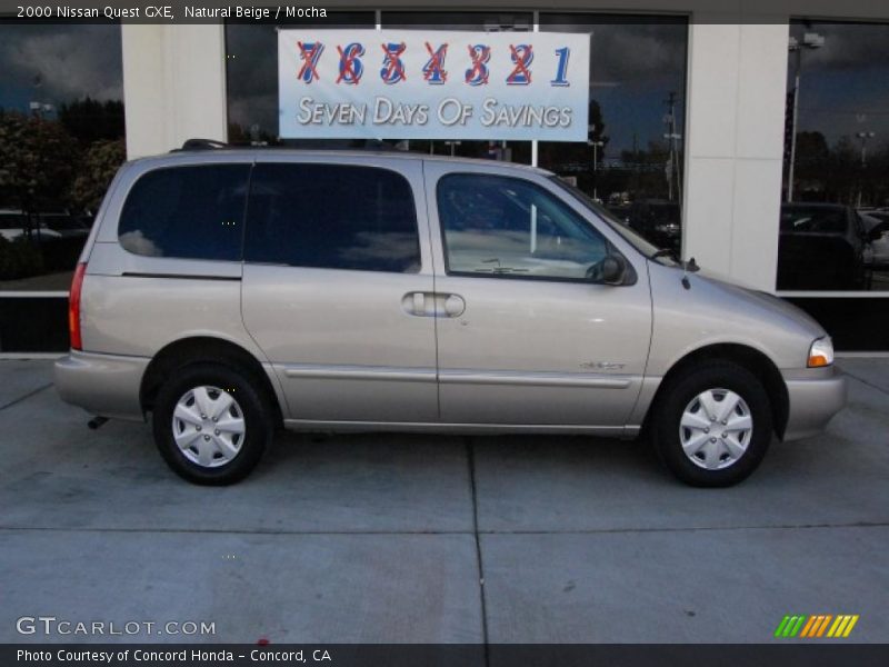 Natural Beige / Mocha 2000 Nissan Quest GXE