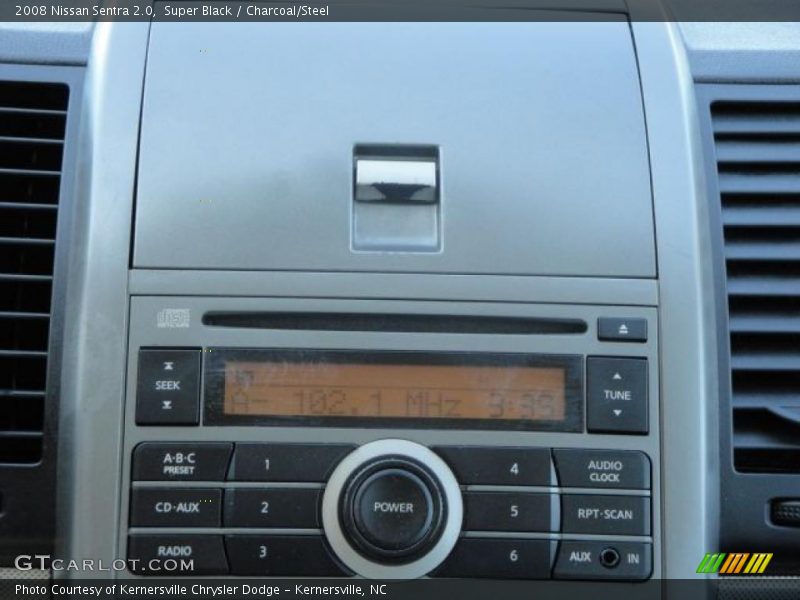 Super Black / Charcoal/Steel 2008 Nissan Sentra 2.0