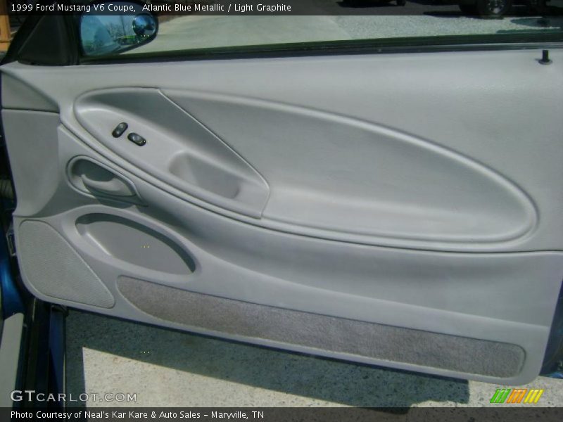 Atlantic Blue Metallic / Light Graphite 1999 Ford Mustang V6 Coupe