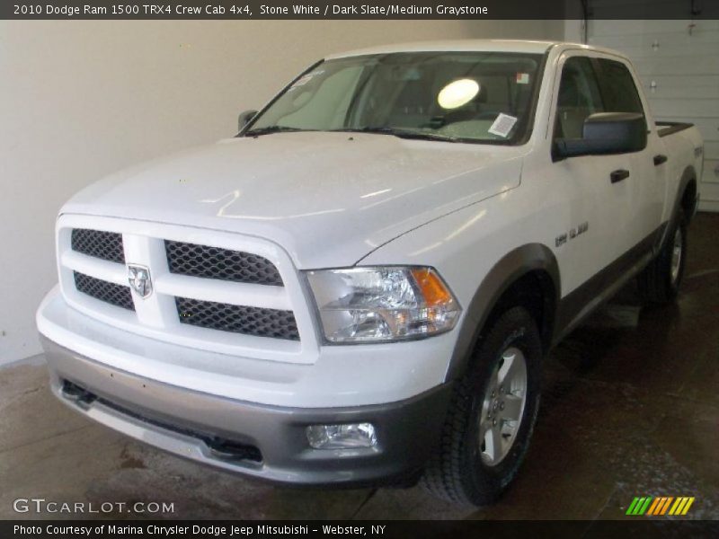 Stone White / Dark Slate/Medium Graystone 2010 Dodge Ram 1500 TRX4 Crew Cab 4x4
