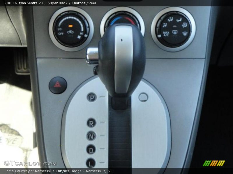 Super Black / Charcoal/Steel 2008 Nissan Sentra 2.0