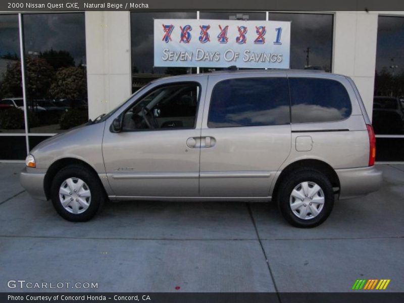 Natural Beige / Mocha 2000 Nissan Quest GXE