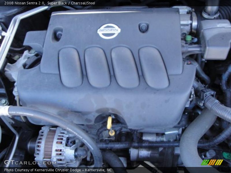 Super Black / Charcoal/Steel 2008 Nissan Sentra 2.0