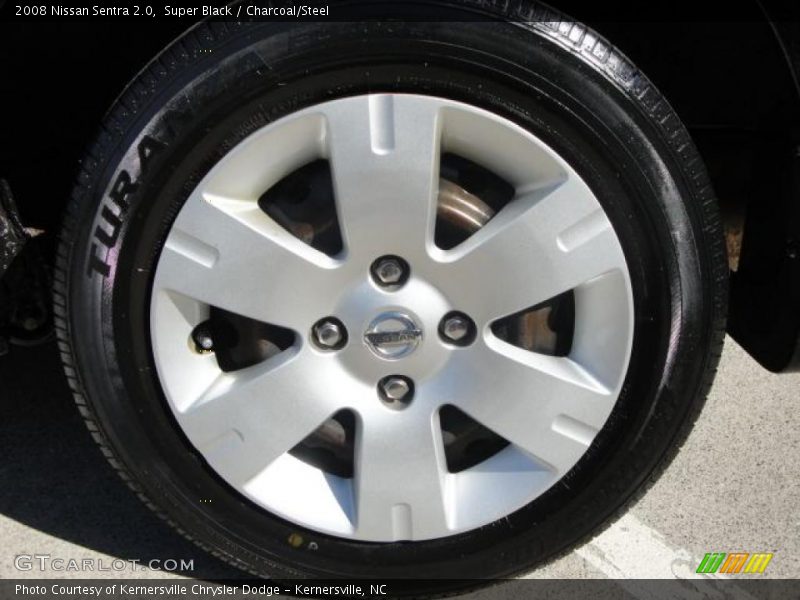 Super Black / Charcoal/Steel 2008 Nissan Sentra 2.0