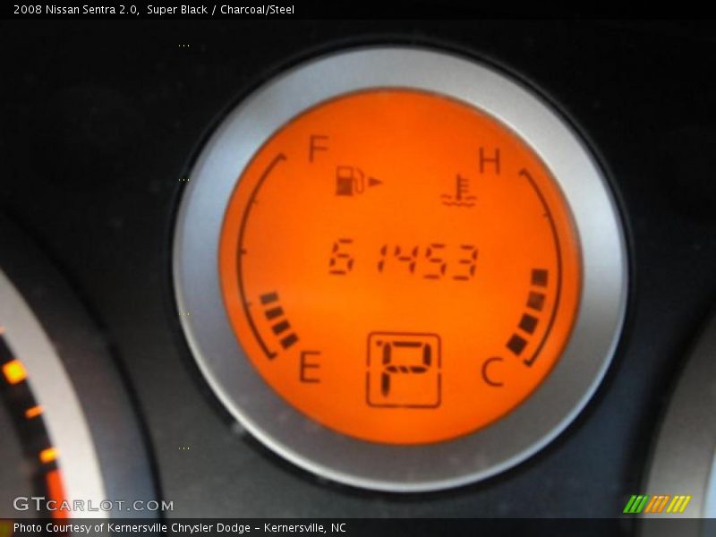 Super Black / Charcoal/Steel 2008 Nissan Sentra 2.0