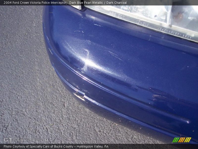 Dark Blue Pearl Metallic / Dark Charcoal 2004 Ford Crown Victoria Police Interceptor