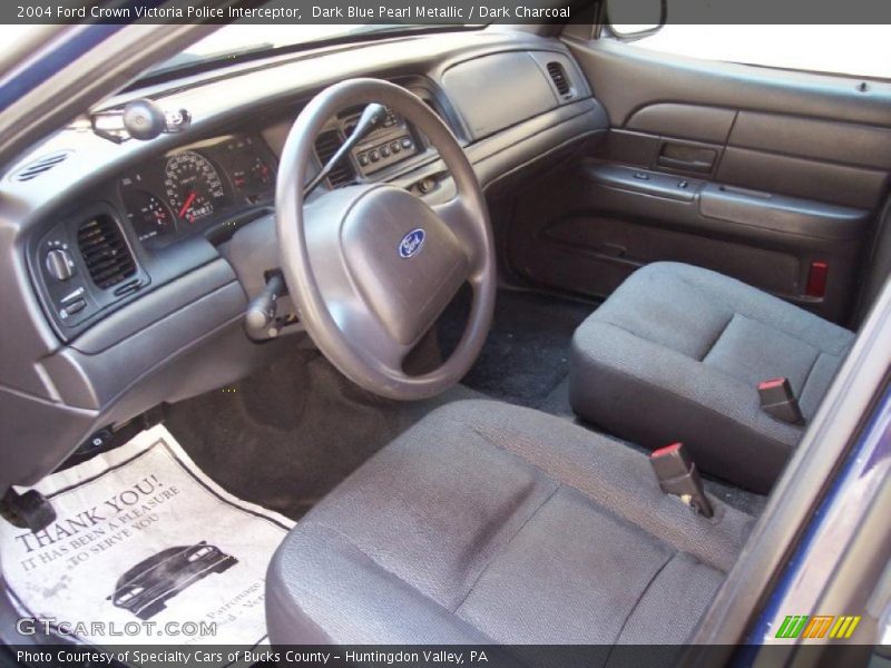 Dark Blue Pearl Metallic / Dark Charcoal 2004 Ford Crown Victoria Police Interceptor