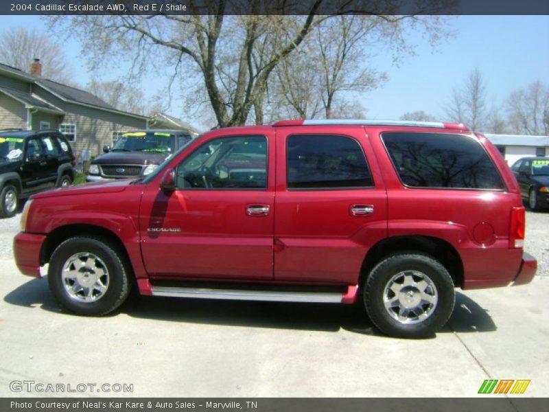 Red E / Shale 2004 Cadillac Escalade AWD
