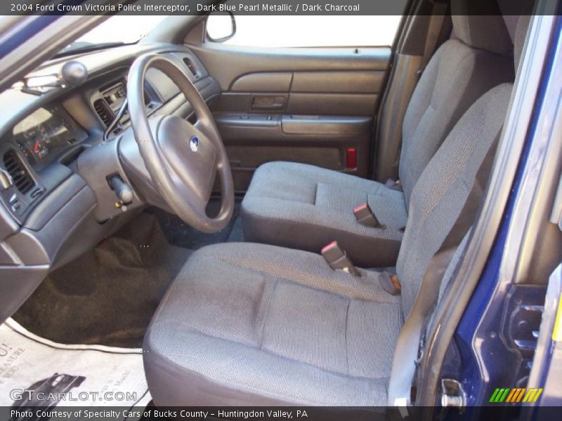 Dark Blue Pearl Metallic / Dark Charcoal 2004 Ford Crown Victoria Police Interceptor
