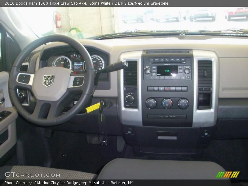 Stone White / Dark Slate/Medium Graystone 2010 Dodge Ram 1500 TRX4 Crew Cab 4x4