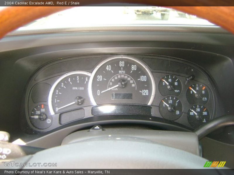 Red E / Shale 2004 Cadillac Escalade AWD