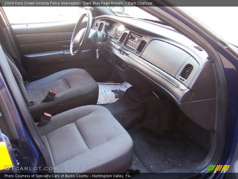 Dark Blue Pearl Metallic / Dark Charcoal 2004 Ford Crown Victoria Police Interceptor