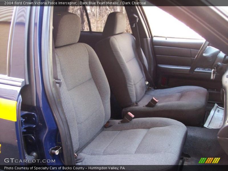 Dark Blue Pearl Metallic / Dark Charcoal 2004 Ford Crown Victoria Police Interceptor